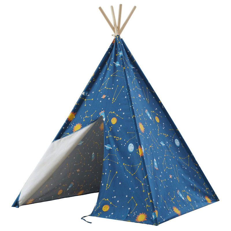 Tente de jeu triangulaire en toile Wonder & Wise
