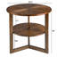 Table de bout à piédestal avec rangement Freyha-99279576-99279575