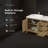 OVE Decors Heidi 48 In. Single Sink Freestanding Light Brown Oak Bathroom Vanity With White Quartz Top And Brushed Gold Hardware-122496187