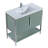  Serenity Modern Bathroom Vanity with White Ceramic Top-1786801835