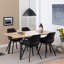 Birten Metal Base Dining Table