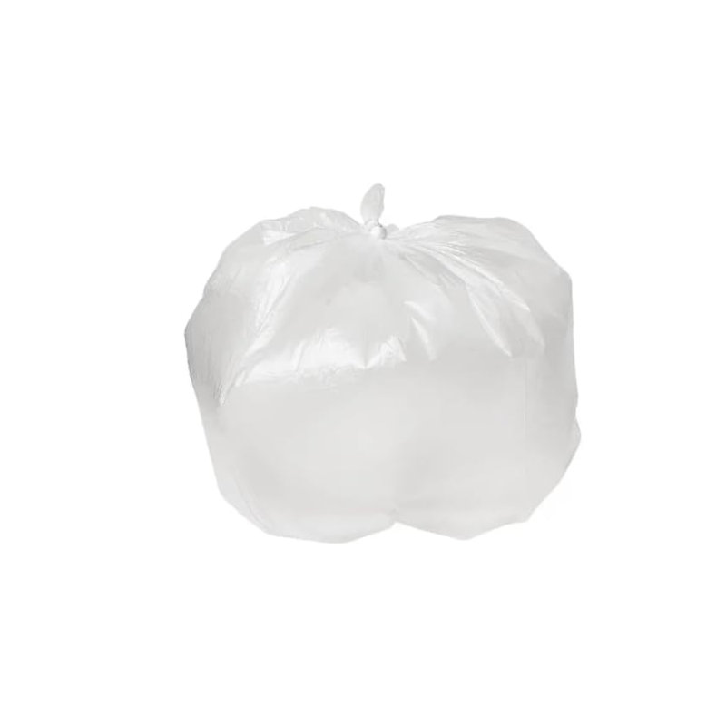 EcoQuality 60 Gallon Heavy Duty Clear Trash Bags (30)