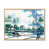 Toile naturelle avec cadre flottant