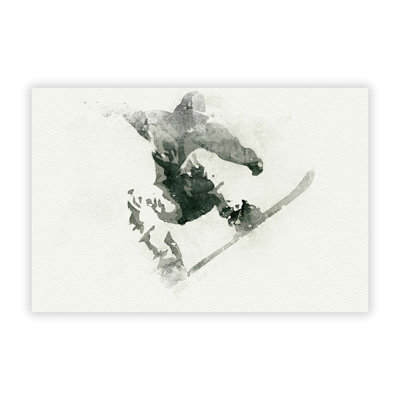 The Snowboarder - Frameless Print