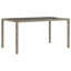 Parvathy Rectangular Glass Outdoor Dining Table - 150 cm W 90 cm D-1390432626
