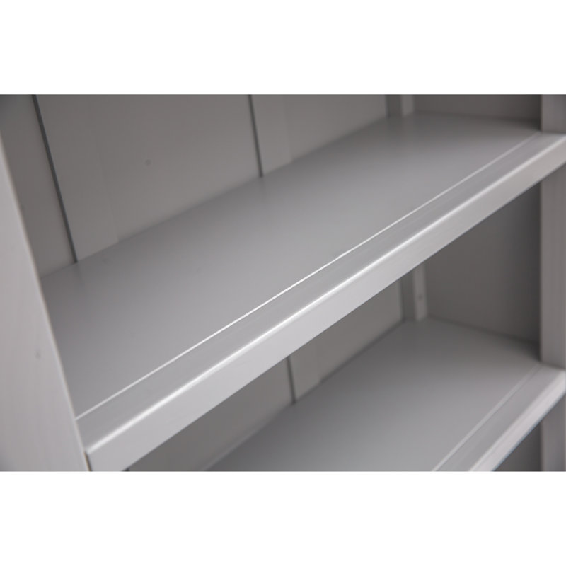 Ireland Bookcase, (3 Shelves) H90 x W70 x D25cm, Grey