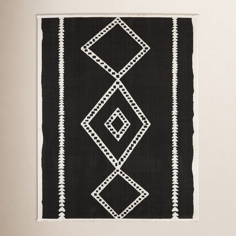 Lange Charcoal/White Rug