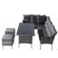 Pizano 7 - Person Patio Dining Set with-1150119299-1150119420