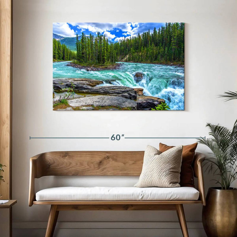 Alvord Sunwapta Falls, H 30 po x l 45 po