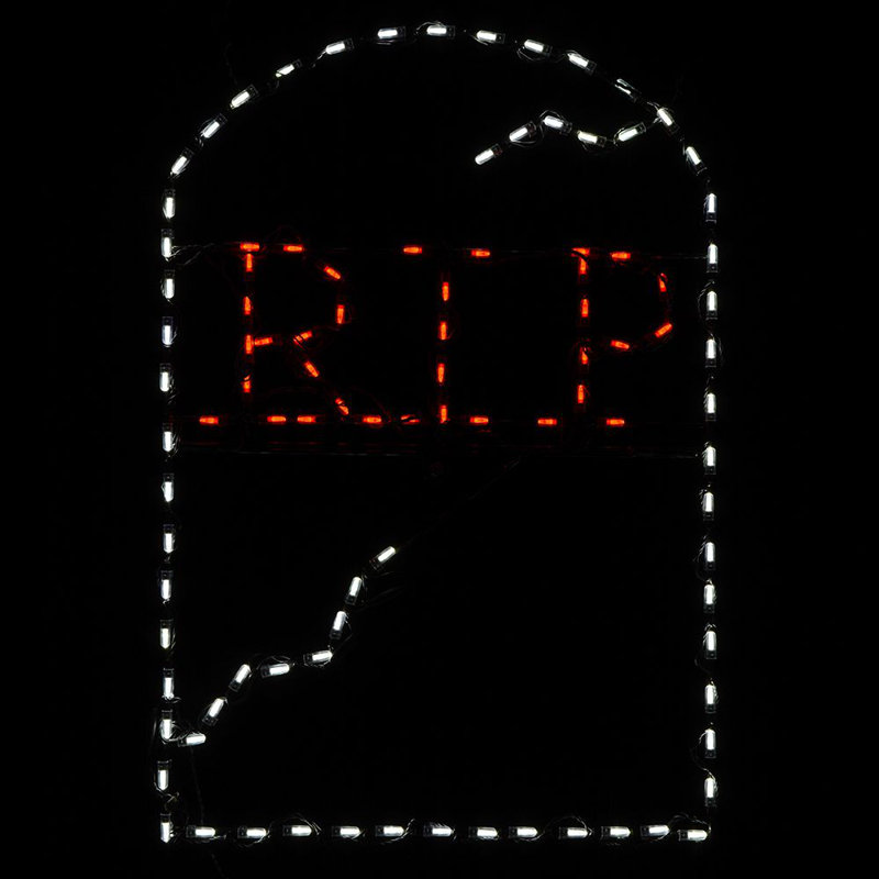 RIP Tombstone Halloween LED Display