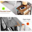 20cm W Metal Bedside Table-1417804705