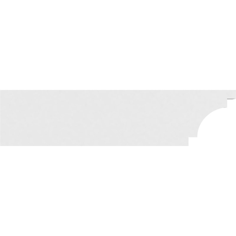 4"W x 10"H x 42"L Standard Mediterranean Architectural Grade PVC Rafter Tail, 10"H x 4"W x 42"D