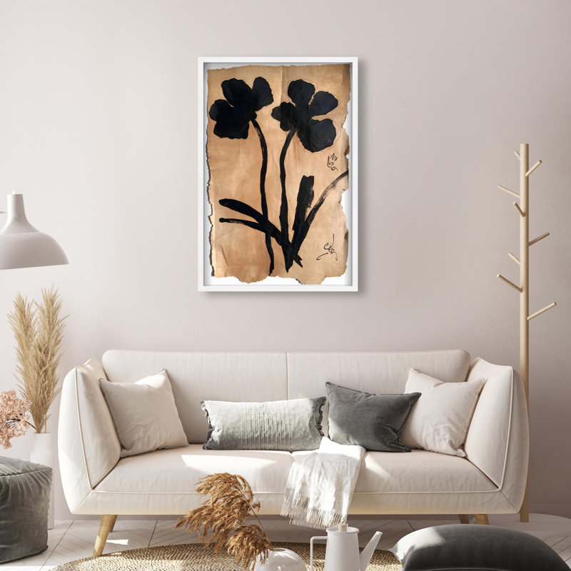 Oliver Gal Artistry in Bloom II Abstract Floral - Luxury Shadowbox Framed Wall Art, 25.5" H x 17.5" W, White