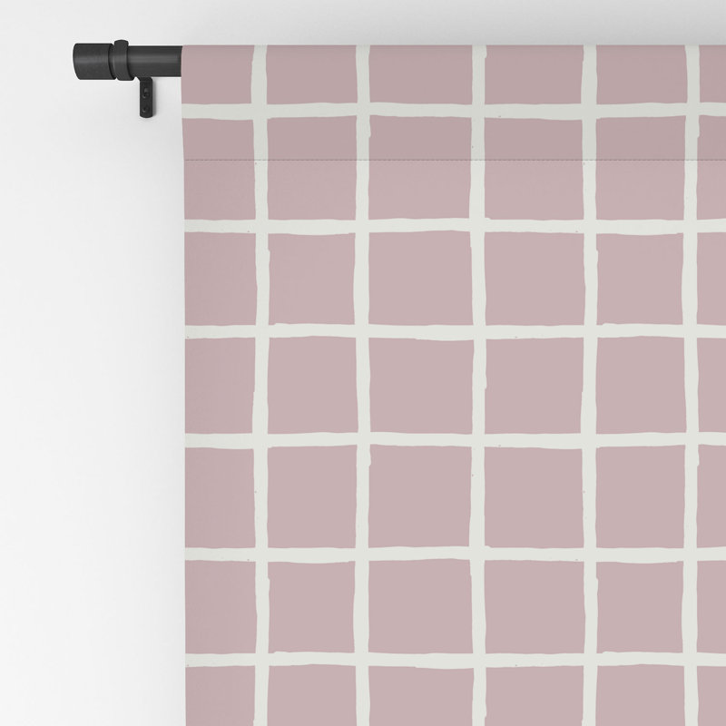 Brylon Blackout Curtain Pair, 50" W x 84" L, Pink Flare