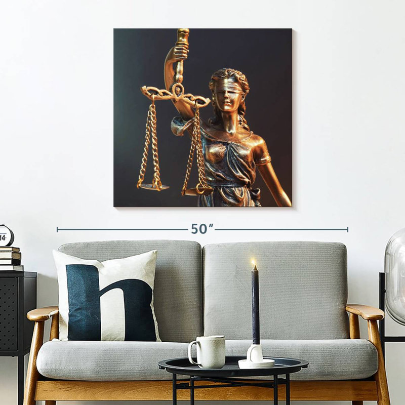 Alcaraz Lady Justice Statue, 30" H x 30" W