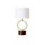 Blagiu METAL CIRCULAR TABLE LAMP WITH CYLINDER SHADE
