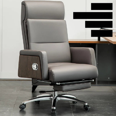 Ebern Designs Nakash Genuine Leather Side Chair