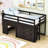 Ditlef Kids Twin Loft Bed with Drawers-1393723521