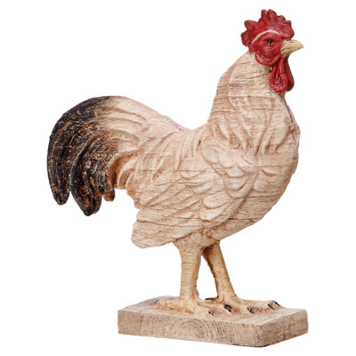 Caleesha Resin 'Carved" Rooster