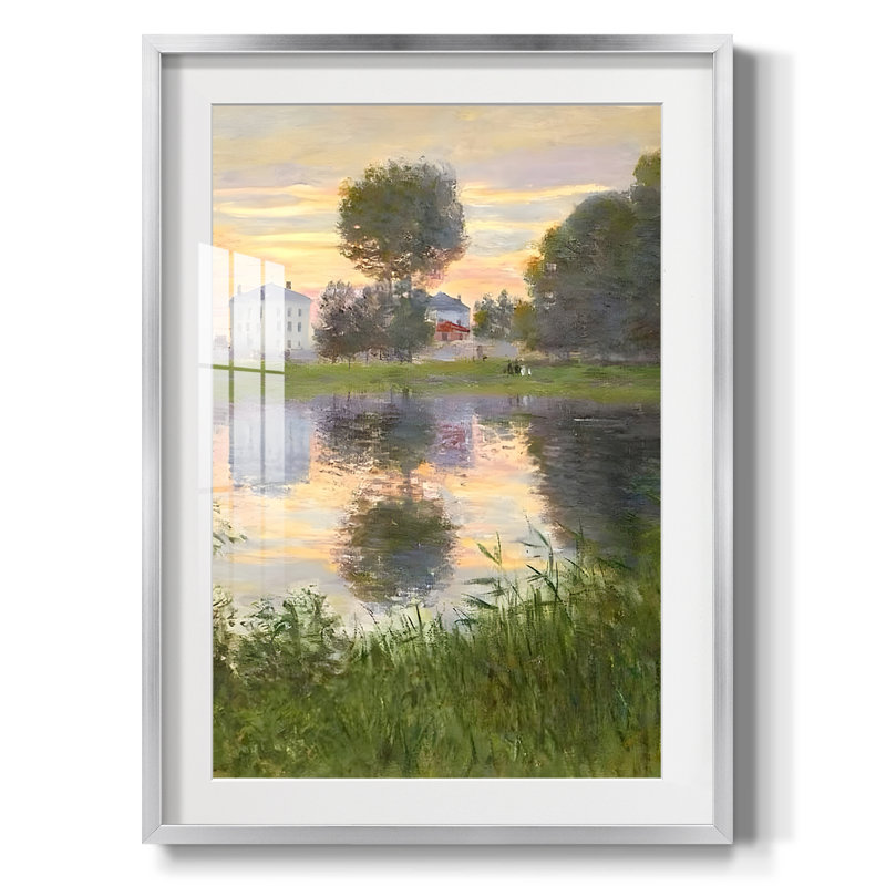 Paysage rétro XCVI - impression encadrée