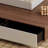 Walnut & Marble Veneer Square Coffee Table