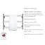 Chauffe-serviettes électrique chauffant mural Heatgene-45087752