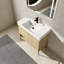 Meuble-lavabo 36 po avec lavabo en résine et finition élégante du meuble-lavabo moderne en chêne