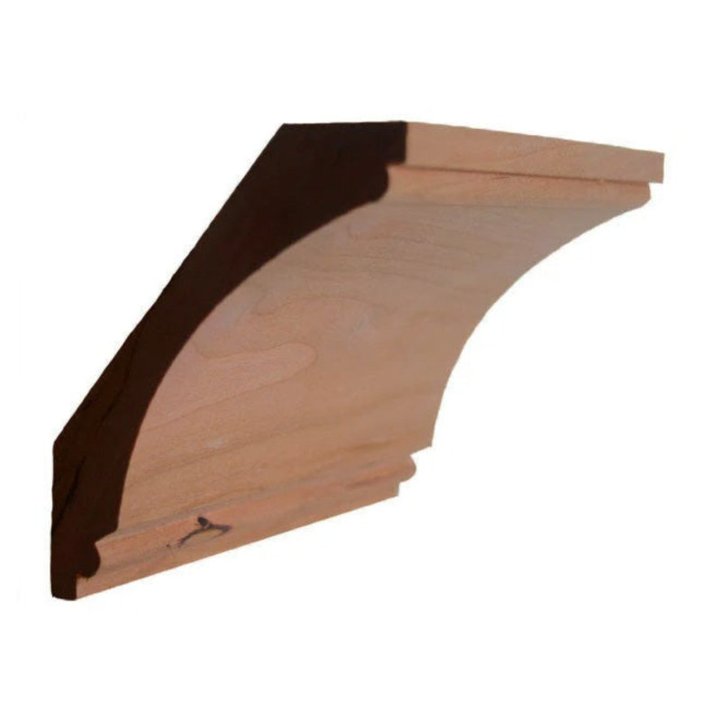 EWCR43 Crique de couronne non finie, Cerisier, H 4,25 po x l 0,875 po x P 94 po