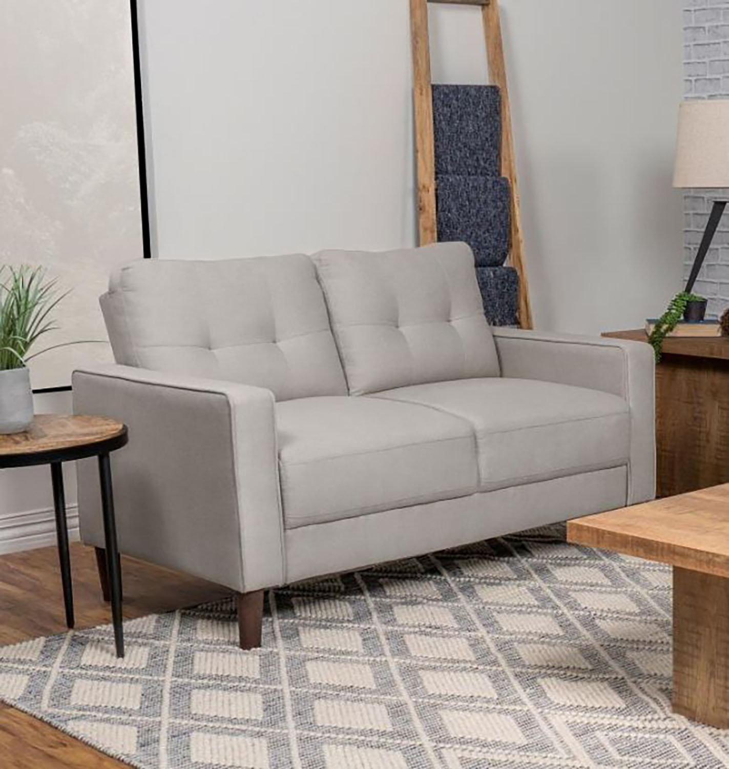 Ebern Designs Bouirou Track Arms Tufted Loveseat - Wayfair Canada