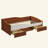Upholstered Daybed Frame with 2 Storage Drawers