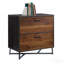 Classeur, moderne pour bureau - Noyer foncé