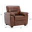 Fauteuil club en cuir Gottfried-1794413419