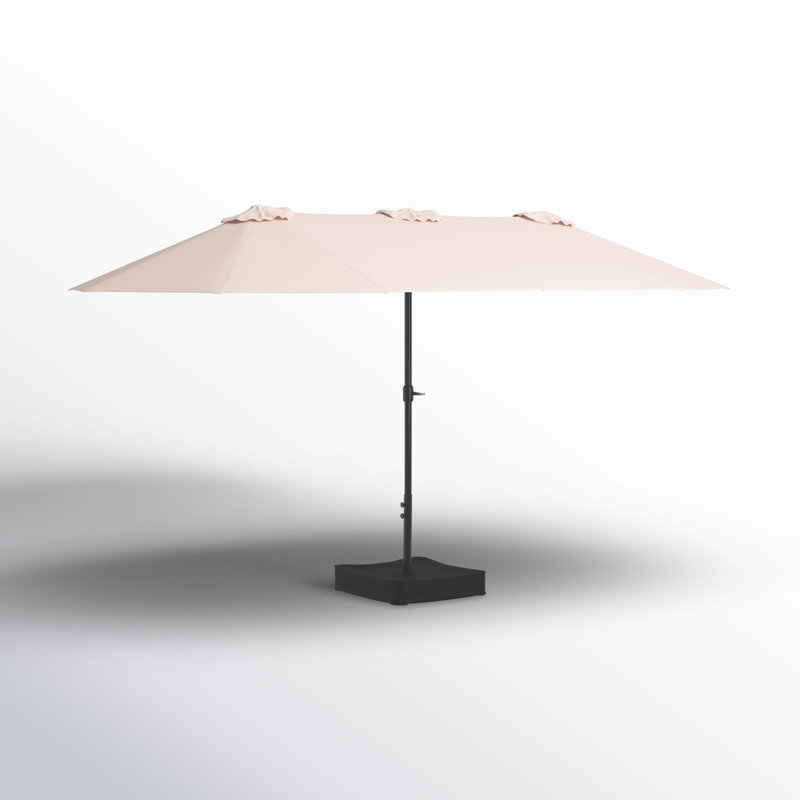 15 ft tilting patio umbrella PHI VILLA 15ft Large with Base & Solar Lights,Rectangle,Navy A sturdy 2 diameter steel tube pole with a crank handle allows for effortless deployment and an easy lift function gives you the ability to provide shade where you and your guests need it most FUFU&GAGA 15-ft x 9-ft Navy