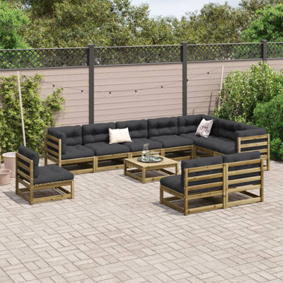 Sivanne 70cm Wide L-Shaped Patio Sofa