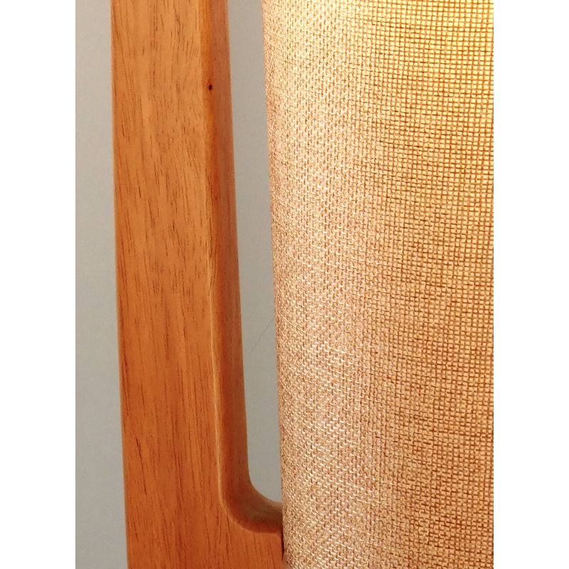 Lampe sur pied Zen, Bois naturel