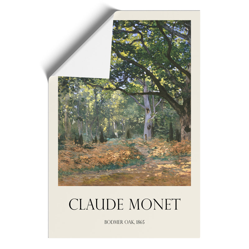 The Bodmer Oak Tree by Claude Monet - No Frame Print, 30cm H x 21cm W x 0.1cm D