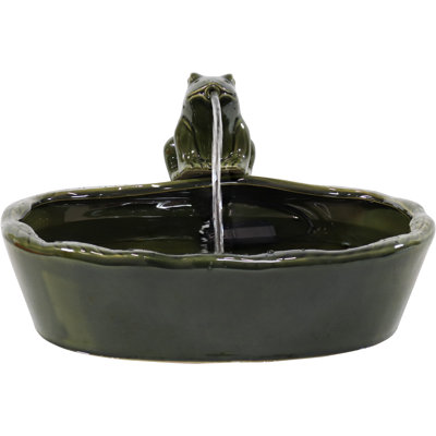 Outdoor Ceramic / Porcelain Weather Resistant Floor Fountain