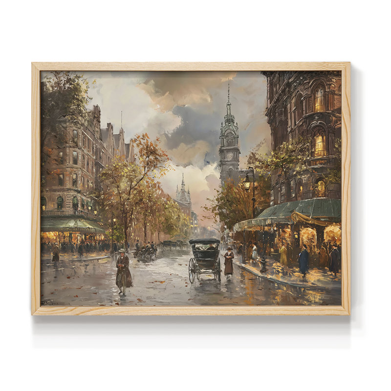 Paysage, série CLCLXXVII, reproduction encadrée, H 22 po x l 28 po, Naturel