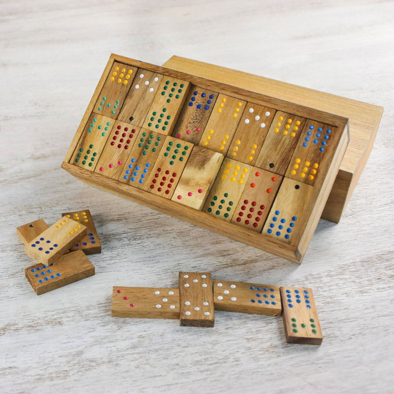 Ensemble de dominos en bois Jessup