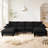 Sailboat-Inspired Modular Cloud Sofa with Movable Ottomans-1663404608-1663404609