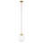 Aleanna 9.62" Wide Pendant with Glass Shade-963028058-963578819