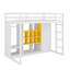 Lit mezzanine avec garde-robe intégré, tablettes, armoire et marches-1107431935-1107431933