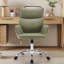 Chaise de travail pivotante en similicuir Caylin-1664664499