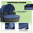 Patio Sectional Furniture Set,Outdoor Conversation Set,4 Piece Round Rattan Daybed-1225686850-1225686851