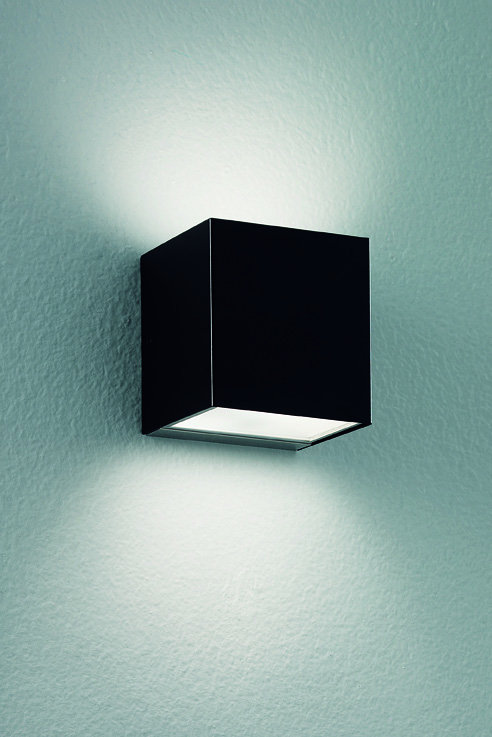 Sunrise 1 - Light Flush Mounted Sconce, Black