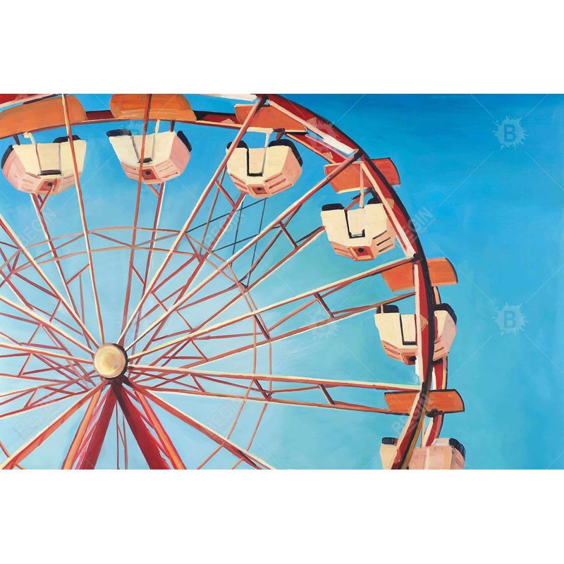 Grande roue par une belle journée - décor de chambre à coucher