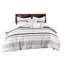 Édredon très grand noir et blanc - Coton, chic avec pampilles cachées, 2 taies décoratives très grandes / imprimé coton noir / blanc, finitions-122457611-122457609