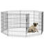 8-Panel DIY Dog Pen with Door for Indoor/Outdoor Use 76cm High