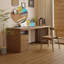 Bureau rectangulaire brun en bois massif avec 3 tiroirs-1437588951-1437588947