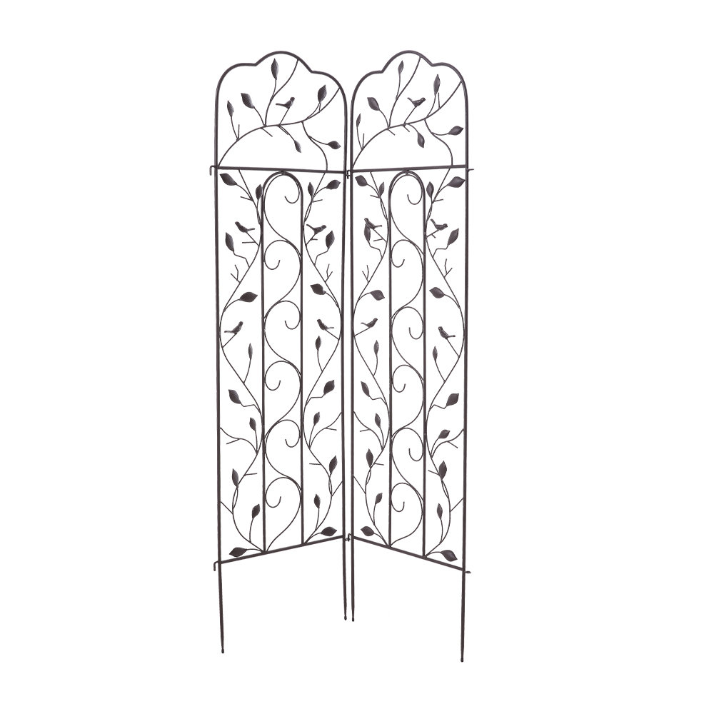 42cm H x 155.5cm W Metal Fence Panels Included